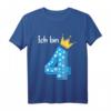 Kinder 4. Geburtstag Jungen Outfit - 'Ich Bin Schon 4' T-Shirt als Geschenk für den besonderen Tag