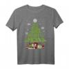 Star Wars Möge Die Macht Mit Dir Sein Weihnachtsbaum T-Shirt - Offiziell lizenziertes Star Wars Geschenk für Weihnachten