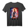 Captain Marvel Poster T-Shirt - Offiziell Marvel Fanartikel für Superhelden- und Comic-Liebhaber