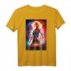Captain Marvel Poster T-Shirt - Offiziell Marvel Fanartikel für Superhelden- und Comic-Liebhaber