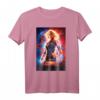 Captain Marvel Poster T-Shirt - Offiziell Marvel Fanartikel für Superhelden- und Comic-Liebhaber