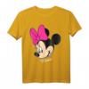 HapOwl Minnie Mouse Face Portrait Smile T-Shirt - Offiziell lizenziertes Disney Mickey and Friends Shirt