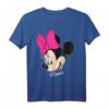 HapOwl Minnie Mouse Face Portrait Smile T-Shirt - Offiziell lizenziertes Disney Mickey and Friends Shirt