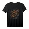 Steampunk-T-Shirt mit Uhrwerk, mechanischen Zahnrädern – Originelles Geschenk für Steampunk-Fans und Uhrenliebhaber
