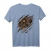Steampunk-T-Shirt mit Uhrwerk, mechanischen Zahnrädern – Originelles Geschenk für Steampunk-Fans und Uhrenliebhaber