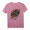 Steampunk-T-Shirt mit Uhrwerk, mechanischen Zahnrädern – Originelles Geschenk für Steampunk-Fans und Uhrenliebhaber