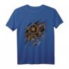 Steampunk-T-Shirt mit Uhrwerk, mechanischen Zahnrädern – Originelles Geschenk für Steampunk-Fans und Uhrenliebhaber