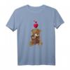 Süßes Teddy Bär T-Shirt mit Herz für Bärenfreunde – Lustiges, buntes Motiv für Mama & Papa