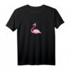 Frauen und Mädchen Luftiges Flamingo T-Shirt mit 'Flamingo Little Princess' Motiv – Perfekt für Tierliebhaberinnen und Flamingo-Fans
