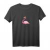 Frauen und Mädchen Luftiges Flamingo T-Shirt mit 'Flamingo Little Princess' Motiv – Perfekt für Tierliebhaberinnen und Flamingo-Fans
