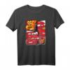 Pixar Cars Lightning McQueen Grid T-Shirt – Offiziell lizenziertes Merchandise für Cars Fans und Kinder zum Geburtstag