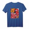 Pixar Cars Lightning McQueen Grid T-Shirt – Offiziell lizenziertes Merchandise für Cars Fans und Kinder zum Geburtstag
