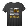 Wenn Opa es nicht hinkriegt sind wir am Arsch Spruch T-Shirt – Lustiges Geschenk zum Vatertag & für Großvater, Enkelkindern