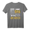 Wenn Opa es nicht hinkriegt sind wir am Arsch Spruch T-Shirt – Lustiges Geschenk zum Vatertag & für Großvater, Enkelkindern