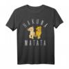 HapOwl Der König der Löwen Nala und Simba Hakuna Matata T-Shirt - Offiziell lizenziertes Disney Fan-Shirt