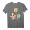 SpongeBob Schwammkopf Eis Charaktere T-Shirt - Official Licensed Cartoon Merch für Fans & Kinder