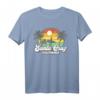 Santa Cruz California 70er Jahre Surfing Retro T-Shirt - Vintage Beach Motiv für Surfer & Paddler, perfektes Geschenk