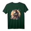 Kawaii Samurai Ninja Katze T-Shirt – Japanisches Katzen-Design im Anime-Stil mit Samurai-Schwert für Fans von japanischer Kultur und Katzenliebhabern