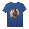 Kawaii Samurai Ninja Katze T-Shirt – Japanisches Katzen-Design im Anime-Stil mit Samurai-Schwert für Fans von japanischer Kultur und Katzenliebhabern