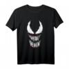 Marvel Venom Face Logo Grin T-Shirt - Offizielles Marvel Merchandise für Männer und Frauen