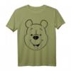 HapOwl Winnie The Pooh Big Face T-Shirt - Offiziell Lizenzierte Kleidung für Fans und Geburtstagsfeiern