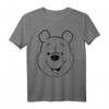 HapOwl Winnie The Pooh Big Face T-Shirt - Offiziell Lizenzierte Kleidung für Fans und Geburtstagsfeiern