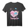 Sanrio Little Twin Stars Love Heart T-Shirt - Offiziell lizenzierte Bekleidung für Sanrio Fans