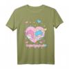 Sanrio Little Twin Stars Love Heart T-Shirt - Offiziell lizenzierte Bekleidung für Sanrio Fans
