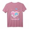 Sanrio Little Twin Stars Love Heart T-Shirt - Offiziell lizenzierte Bekleidung für Sanrio Fans