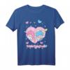 Sanrio Little Twin Stars Love Heart T-Shirt - Offiziell lizenzierte Bekleidung für Sanrio Fans