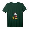 HapOwl Mickey Mouse Retro Standing Foot V-Ausschnitt T-Shirt - Offiziell lizenziertes Disney-Design