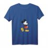 HapOwl Mickey Mouse Retro Standing Foot V-Ausschnitt T-Shirt - Offiziell lizenziertes Disney-Design