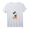 HapOwl Mickey Mouse Retro Standing Foot V-Ausschnitt T-Shirt - Offiziell lizenziertes Disney-Design