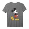 HapOwl Mickey Mouse Vintage Leg Kick Graphic T-Shirt – Officially Licensed Disney Fanartikel