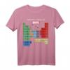 Marvel Ultimate Periodic Table Of Elements Halbarm T-Shirt – Offiziell lizenziertes Marvel Avengers Superhelden-Shirt für Fans und Sammler