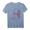 HapOwl Winnie the Pooh Piglet Friend Hugs T-Shirt – Offiziell lizenzierte Disney Kleidung für Fans und Nostalgie-Liebhaber