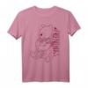 HapOwl Winnie the Pooh Piglet Friend Hugs T-Shirt – Offiziell lizenzierte Disney Kleidung für Fans und Nostalgie-Liebhaber