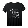HapOwl T-Shirt mit Bazinga - Lustiges Big Bang Theory Fanartikel, Nerdiges Geschenk für Serienfans