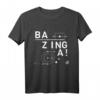 HapOwl T-Shirt mit Bazinga - Lustiges Big Bang Theory Fanartikel, Nerdiges Geschenk für Serienfans