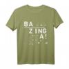 HapOwl T-Shirt mit Bazinga - Lustiges Big Bang Theory Fanartikel, Nerdiges Geschenk für Serienfans