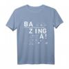 HapOwl T-Shirt mit Bazinga - Lustiges Big Bang Theory Fanartikel, Nerdiges Geschenk für Serienfans