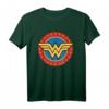 DC Comics Wonder Woman Circle Logo T-Shirt - Offizielles Warner Bros Fan-Shirt für Superhelden-Fans