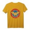 DC Comics Wonder Woman Circle Logo T-Shirt - Offizielles Warner Bros Fan-Shirt für Superhelden-Fans