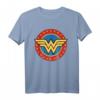 DC Comics Wonder Woman Circle Logo T-Shirt - Offizielles Warner Bros Fan-Shirt für Superhelden-Fans
