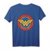 DC Comics Wonder Woman Circle Logo T-Shirt - Offizielles Warner Bros Fan-Shirt für Superhelden-Fans