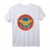 DC Comics Wonder Woman Circle Logo T-Shirt - Offizielles Warner Bros Fan-Shirt für Superhelden-Fans