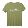 Schlagzeug T-Shirt für Drummer - Herzschlag EKG Motiv, perfektes Geschenk für Musiker & Bandmitglieder