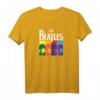 HapOwl T-Shirt mit Yellow Submarine Design - Offizielles Beatles Lizenzprodukt im Colorblock Stil