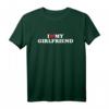 Ich liebe meine Freundin T-Shirt mit rotem Herz – Perfektes Geschenk für Valentinstag, Geburtstag & Jahrestag für Männer & Frauen