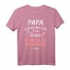 Papa Vater Mädchen kleine Tochter T-Shirt – Lustiges Geschenk zur Geburt oder Geburtstag mit Spruch